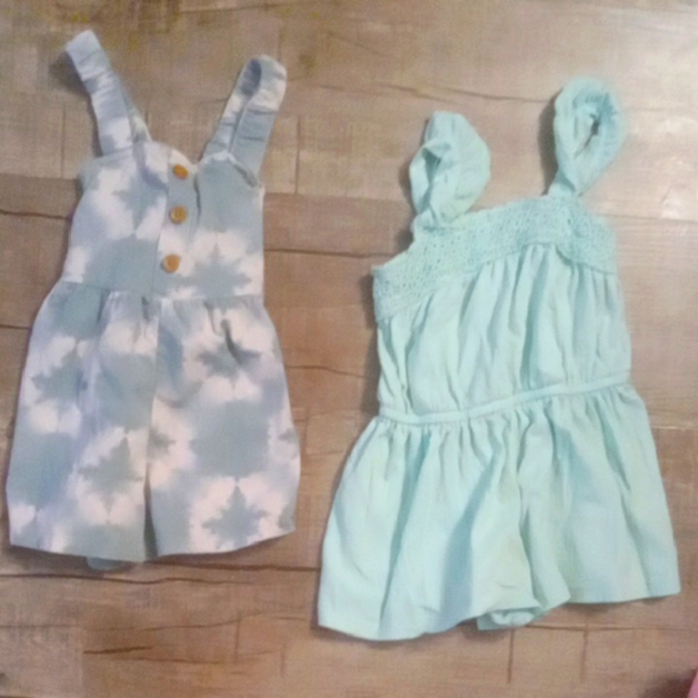 OshKosh B'gosh Blue Jumpsuit with Cloud Print